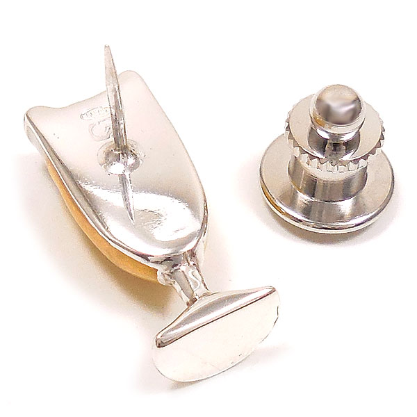 SATURNO サツルノ ピンブローチ ラペルピン ビールグラス シルバー925