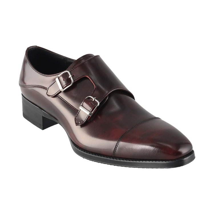 REGAL 27EL ダブルモンク ブラック リーガル ビジネスシューズ(24.0cm