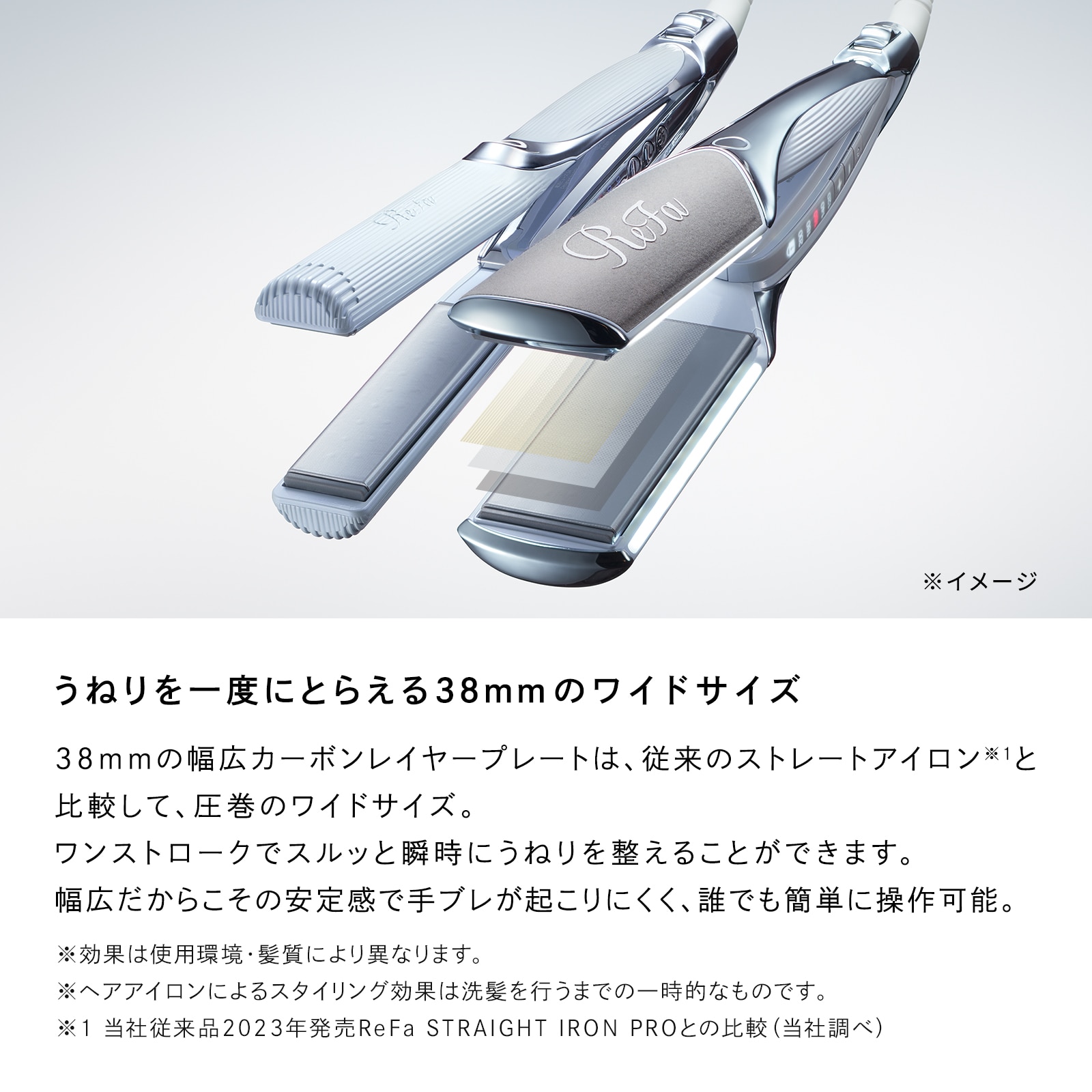 リファパワーストレートアイロン プロ（ホワイト） プレゼント ギフト