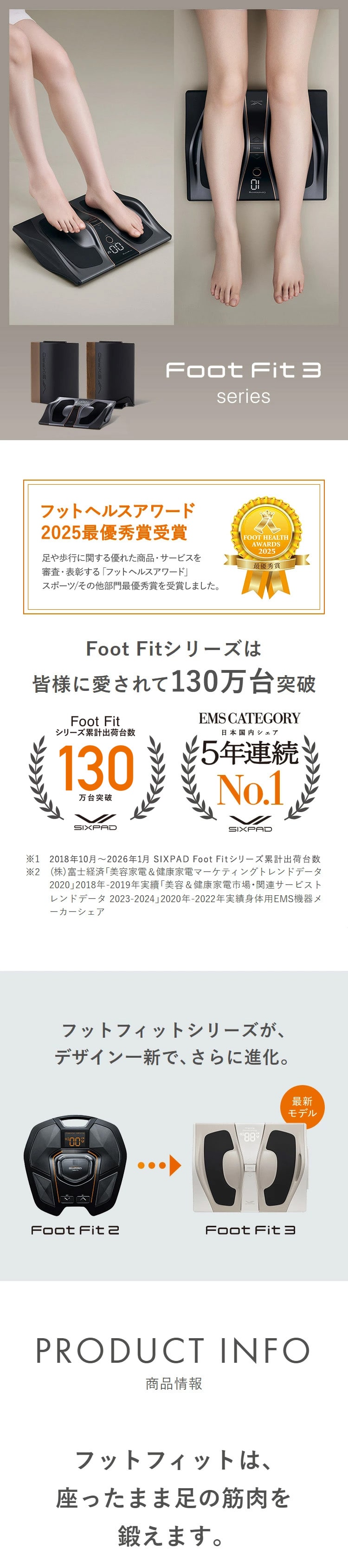 シックスパッド フットフィット3 ヒート ブラックエディション