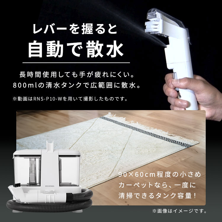 リンサークリーナー RNSP-P500 ホワイト リンサークリーナー 車