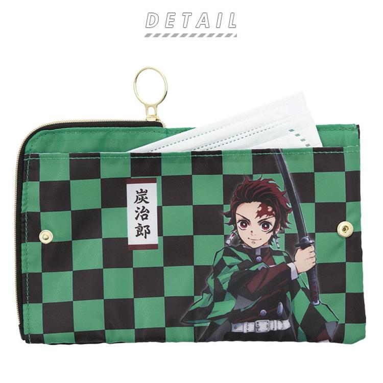 マスクポーチ鬼滅の刃 通販 マスクケース 持ち運び 抗菌 マスク入れ