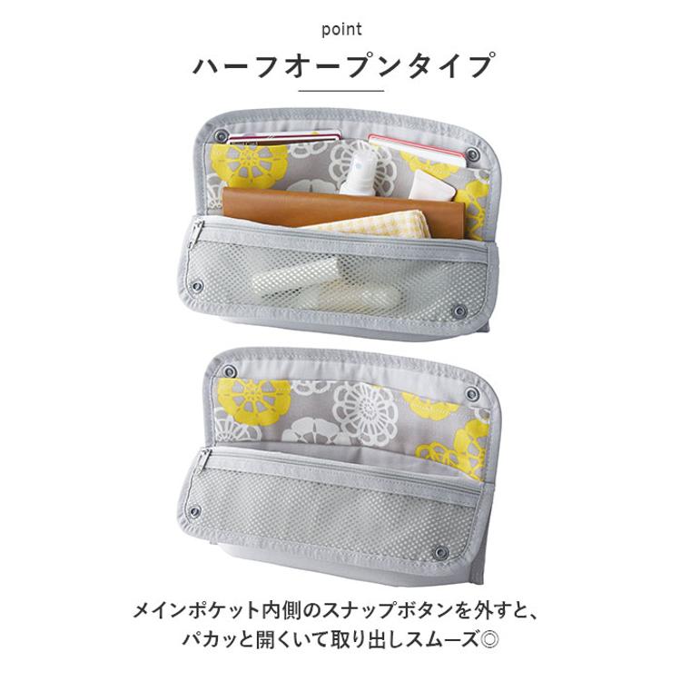 バッグインバッグ 薄型 通販 布工房 見やすいスリムバッグイン バック