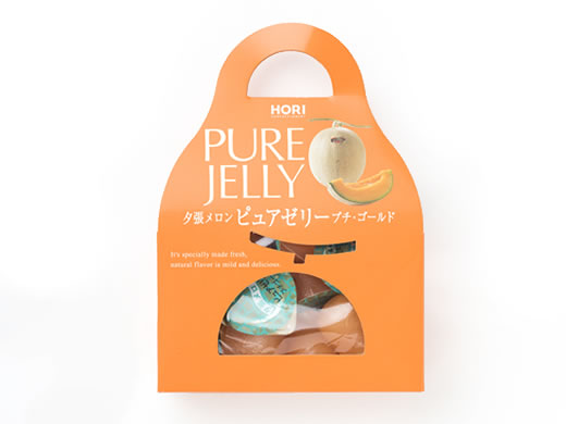 ホリ 夕張メロンピュアゼリー プチゴールド プチキャリー 12個入り