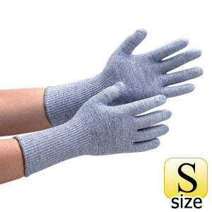 耐切創性手袋 カットガード F102NF ブルーロング S | 【ミドリ