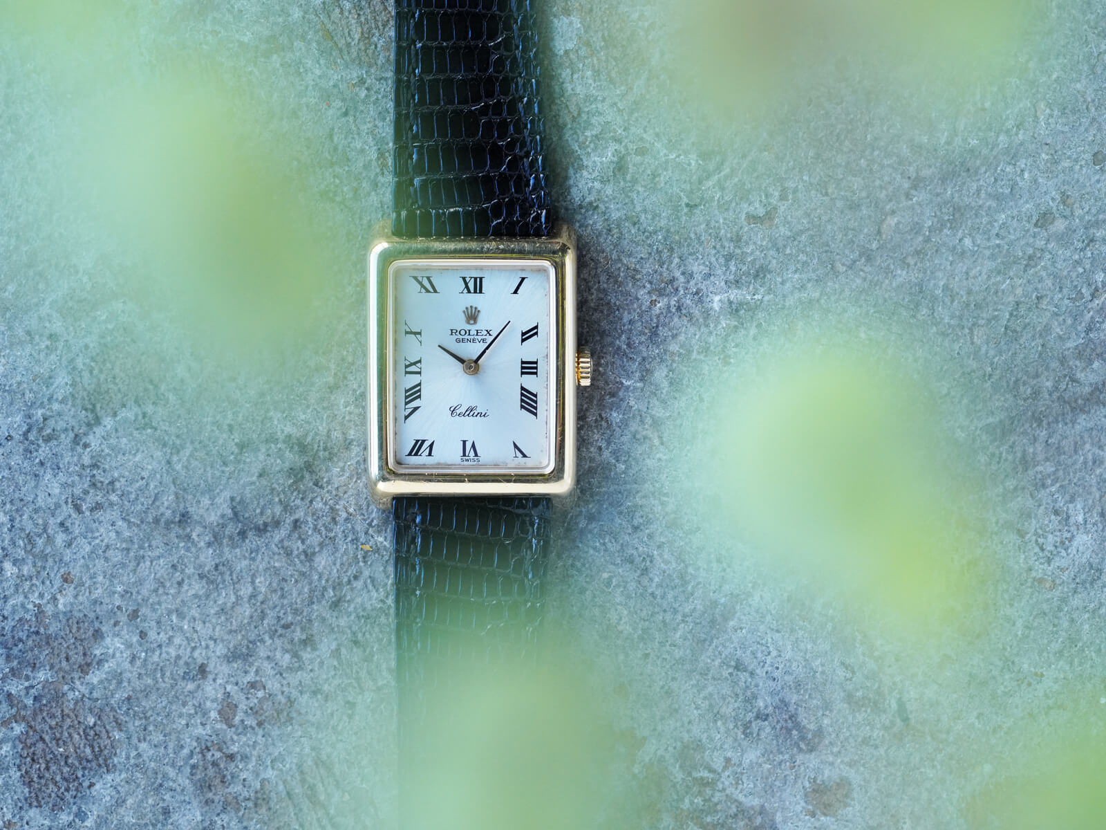 ロレックス/チェリーニ/レクタンギュラーケース/シルバーローマン