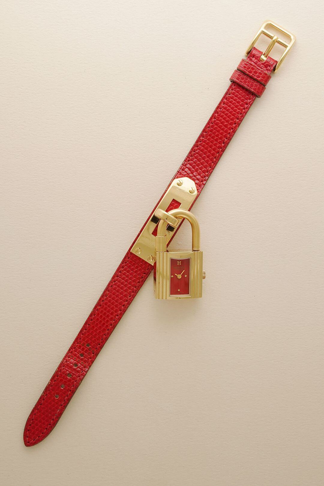 エルメス/ケリーウォッチ/レッドダイヤル/Hermes/Kelly Cadenas/Red