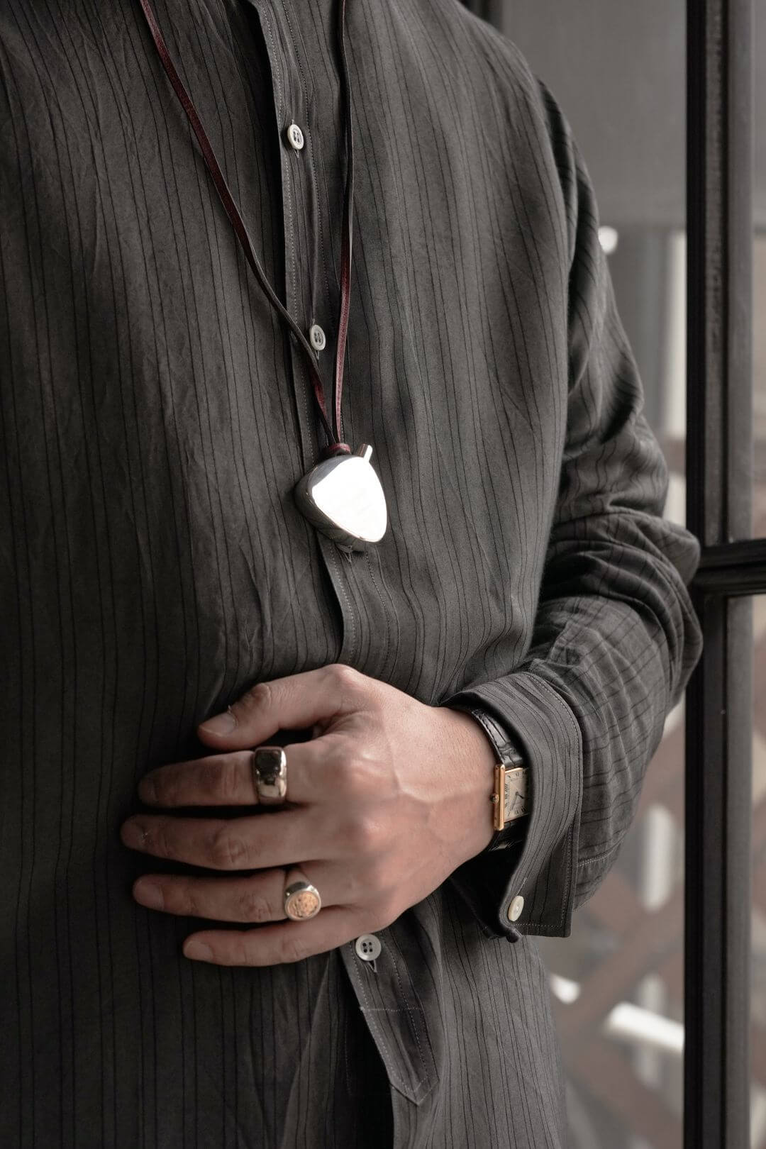 エルメス/ラニエール/パフュームボトルネックレス/Hermes/lanière