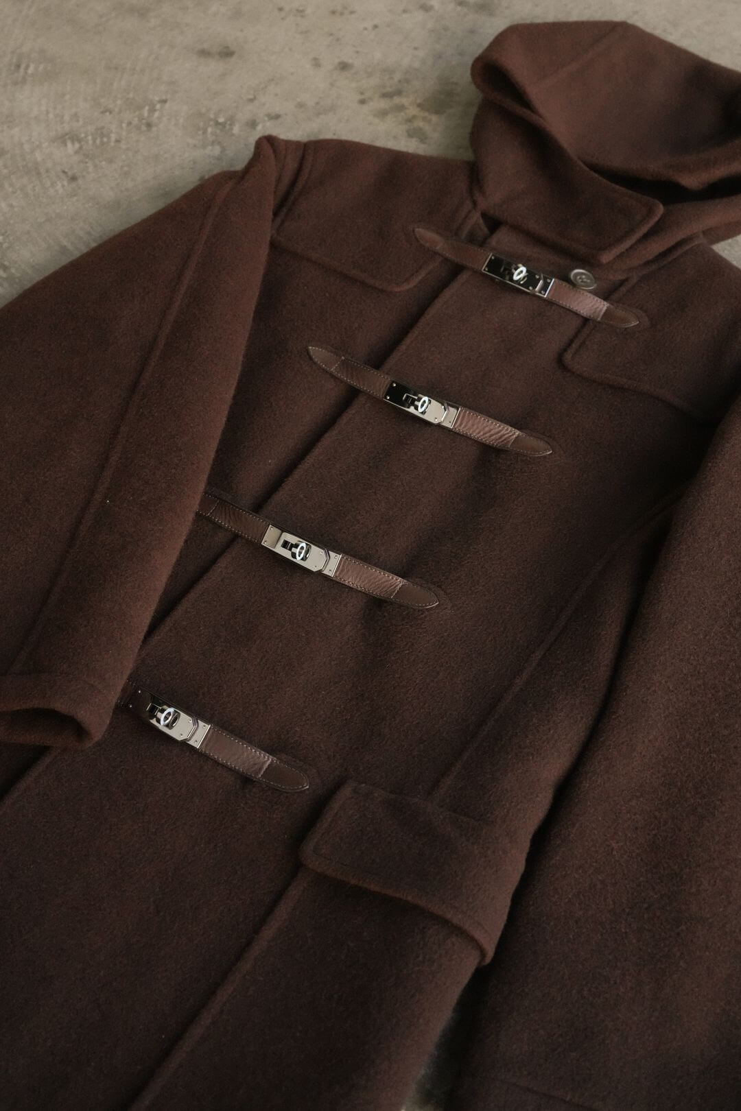 エルメス/ゴルチエ期/ケリー/カシミヤ/ダッフルコート/Hermes/Gaultier