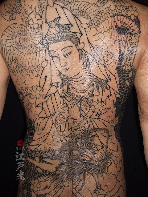 騎龍観音の刺青意味 | 東京 刺青 タトゥー 和彫り 洋彫り 刺青師二代目