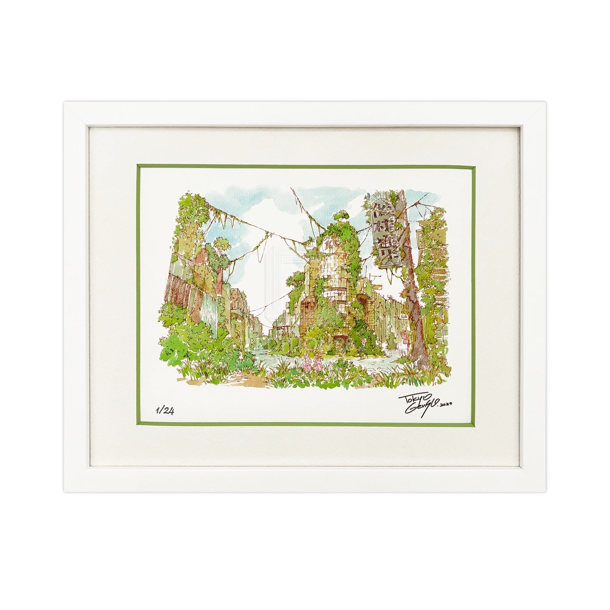 88グラフ ミニ 渋谷109幻想 水彩スケッチver/ 東京幻想（直筆サイン