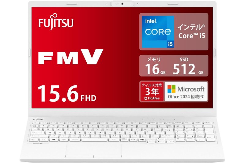 富士通のWindows 11ノートPC「FMV WA1/J2」が62,800円から、Amazon