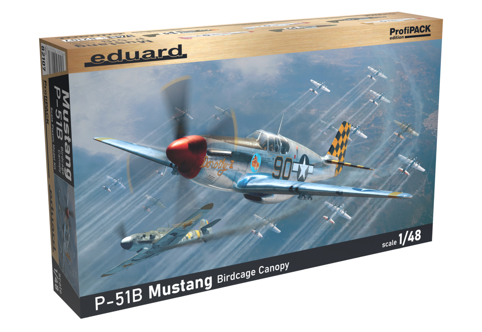 P-51B マスタング バードケージキャノピー 1/48 - エデュアルドeショップ