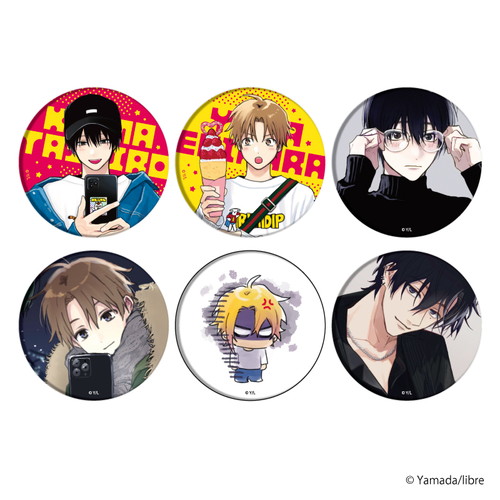 缶バッジ「鯛代くん、君ってやつは。」01/ブラインド(6種)(イラスト