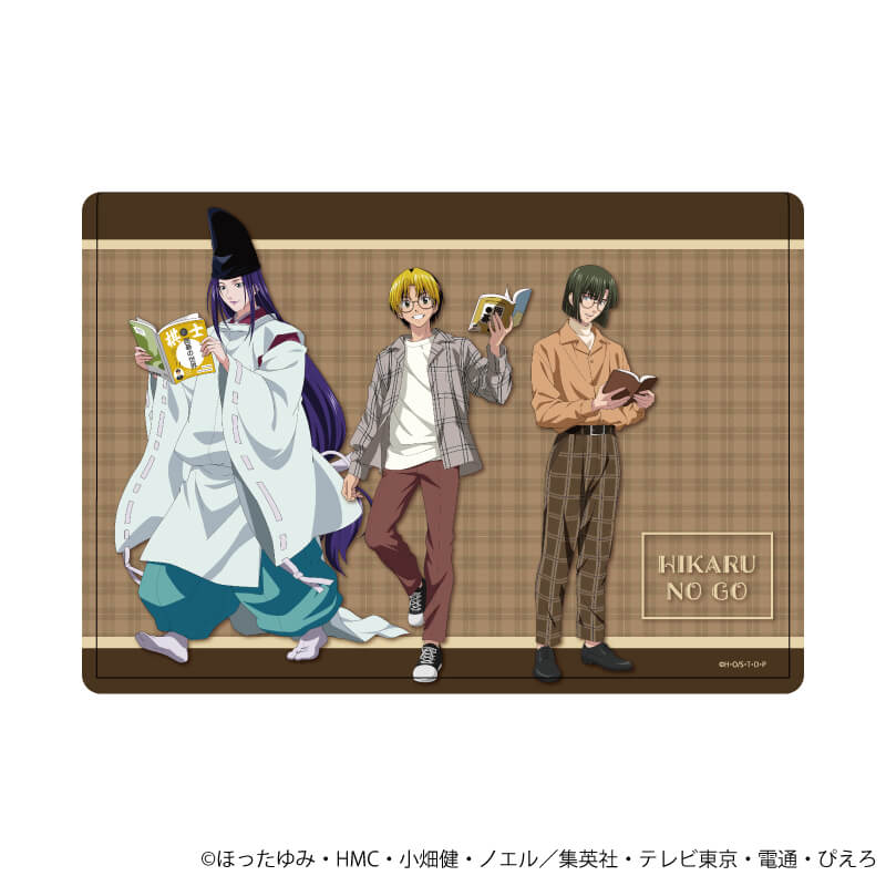 キャラクリアケース「ヒカルの碁」10/ヒカル&佐為&アキラ 読書ver