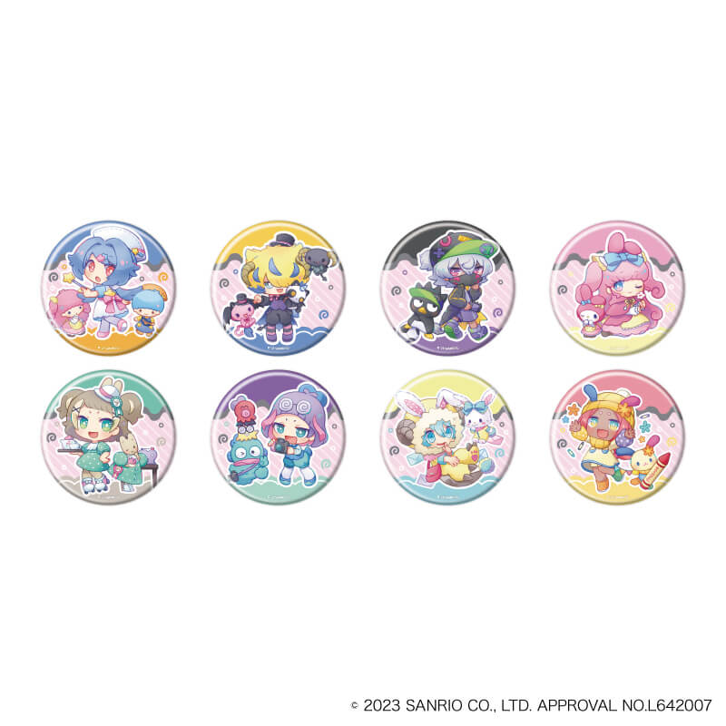 缶バッジ「まいまいまいごえん」04/サンリオキャラクターズコラボ