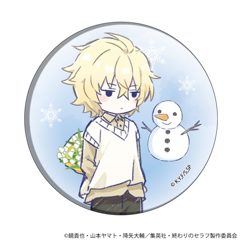 缶バッジ「終わりのセラフ」06/花ver. ブラインド(10種)(グラフアート