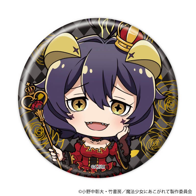 缶バッジ「魔法少女にあこがれて」03/不思議の国のアリスver