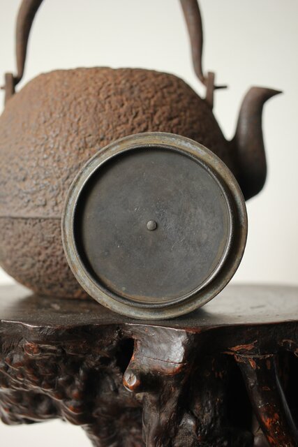 名越昌晴 大日本釜師長 鉄瓶/湯沸 M371｜骨董店 のびる 古美術 骨董