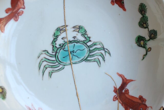 古染付 南京赤絵 呉須赤絵 古九谷 初期伊万里 皿7枚 P557｜骨董店