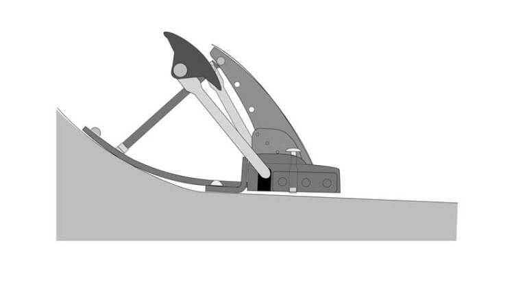 ブラウンアビリティ製、左足用アクセルペダル「クイックリリース