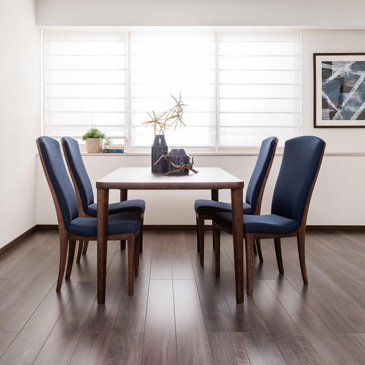 オンライン限定仕様】アームチェア CT7800 ナイトブルー モカブラウン