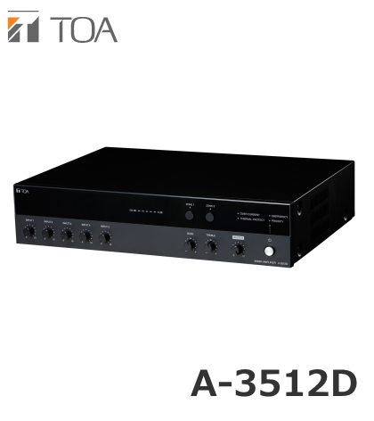 A-3512D】TOA PAアンプ 120W [サウンドショップソシヤル]