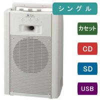 生産終了・販売終了】 TOA ワイヤレスアンプ シングル CD,SD,USB