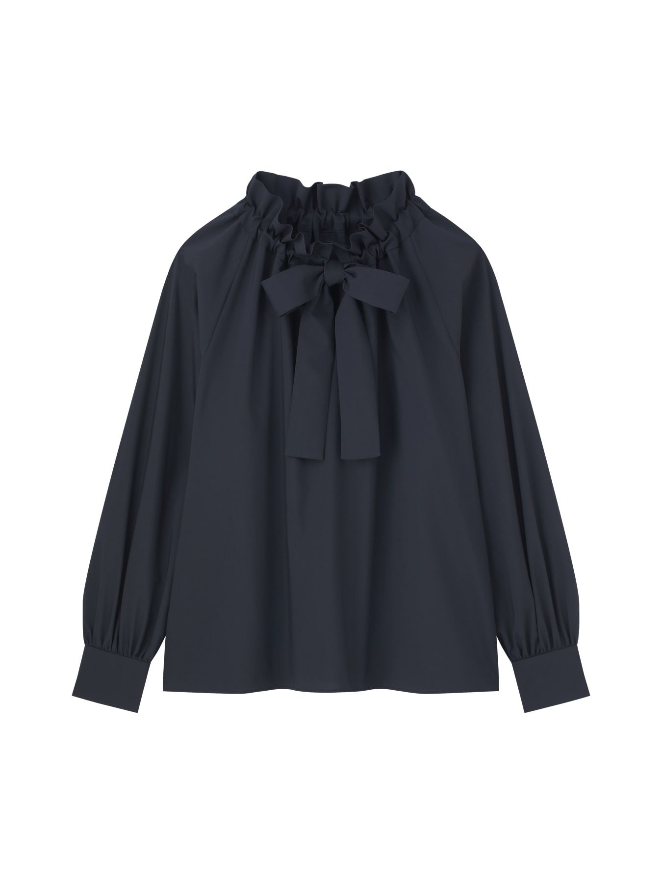 フリルネックボウタイリボンブラウス: M-premierBLACK公式通販｜m-i-d