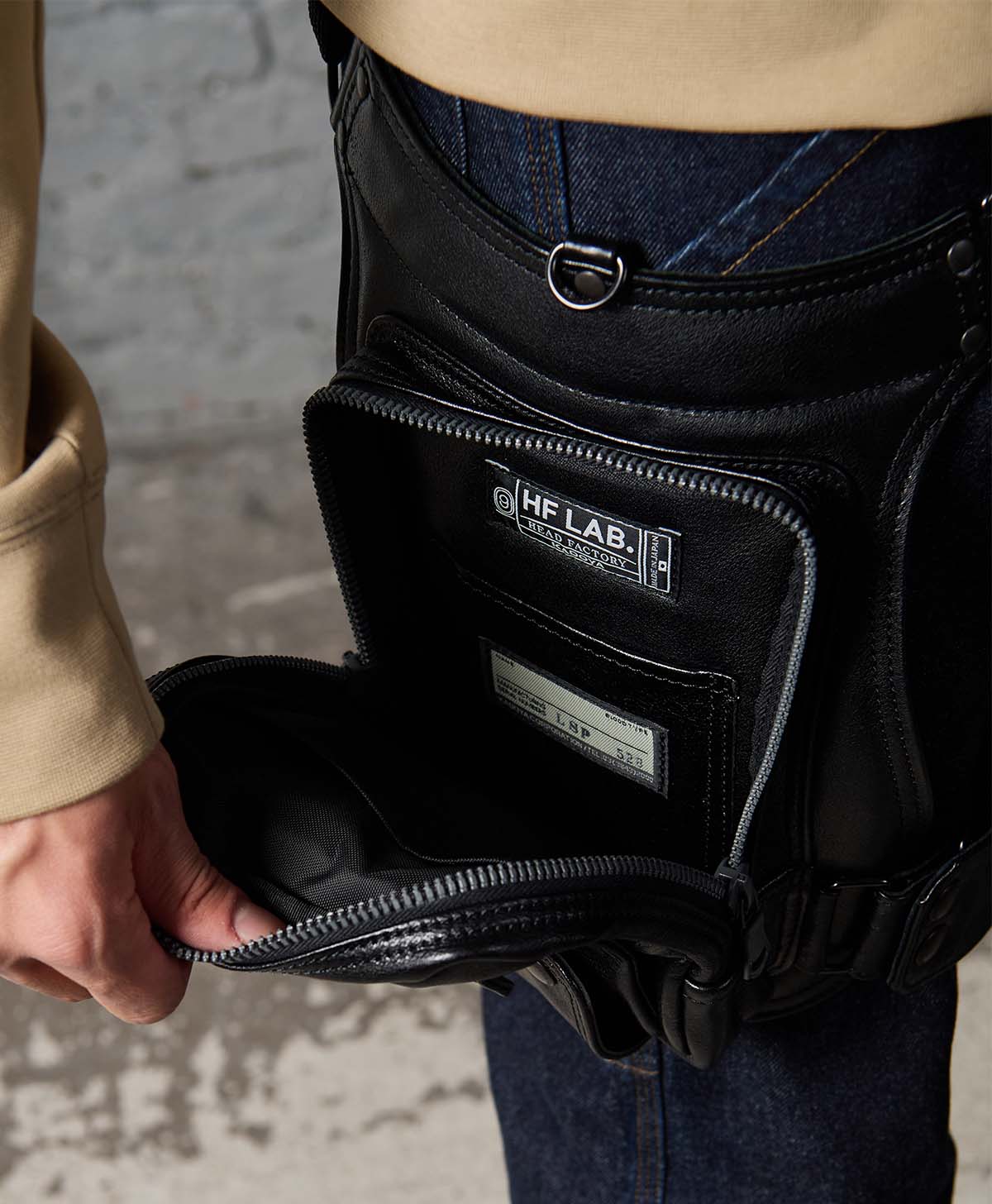 レッグバッグ レザー｜カドヤ公式オンラインショップ｜HF LAB/LSP-2WAY