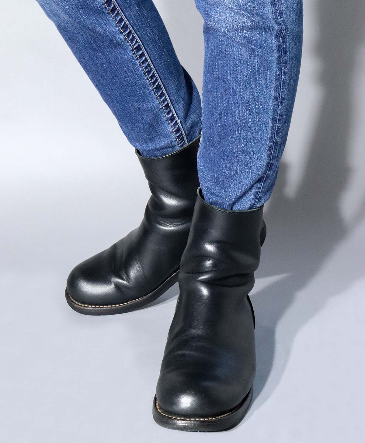 革靴 バックジップ ブーツ｜カドヤ公式シオンラインョップ｜elefantas