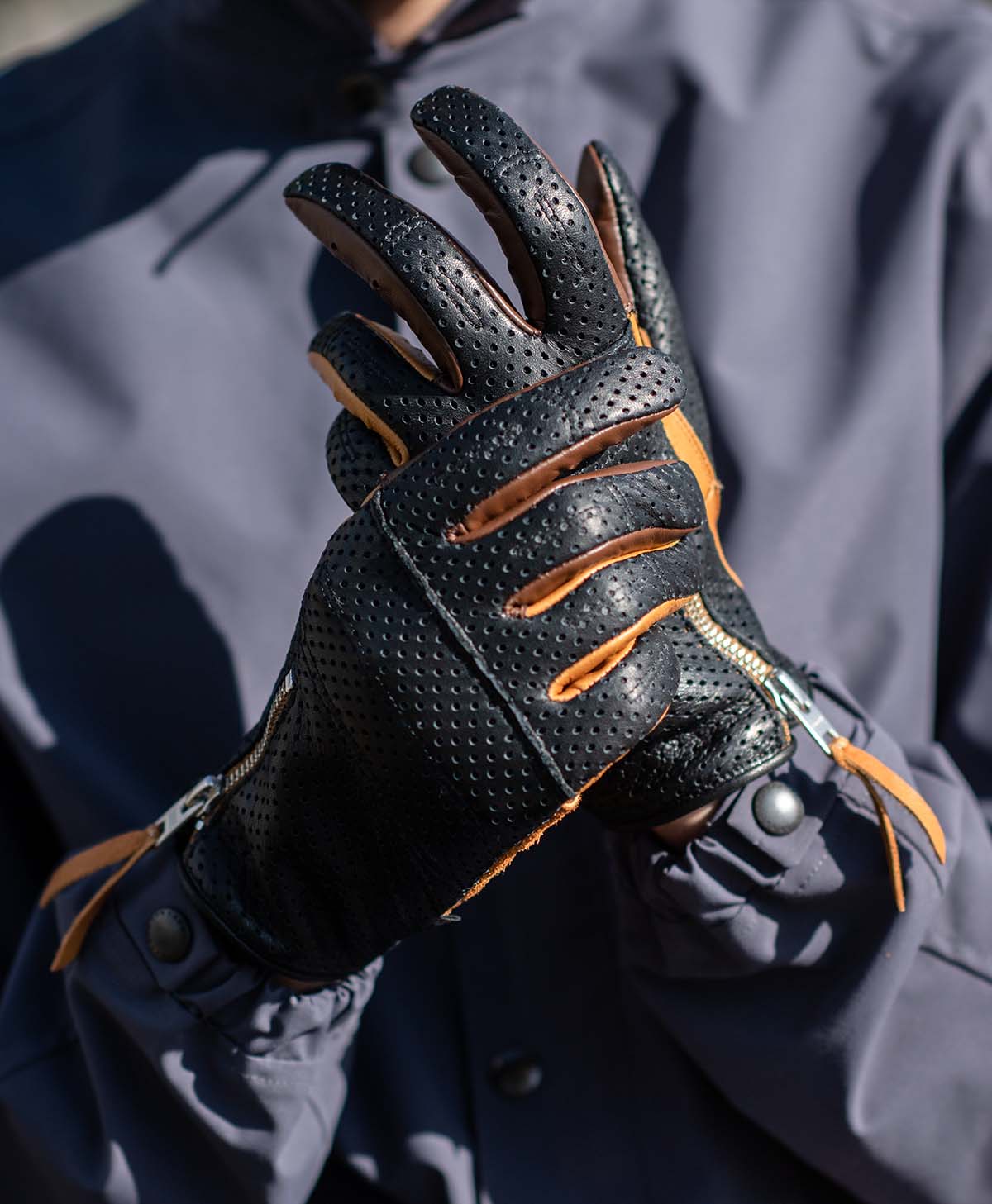 革手袋 パンチング レザーグローブ｜カドヤ公式オンラインショップ