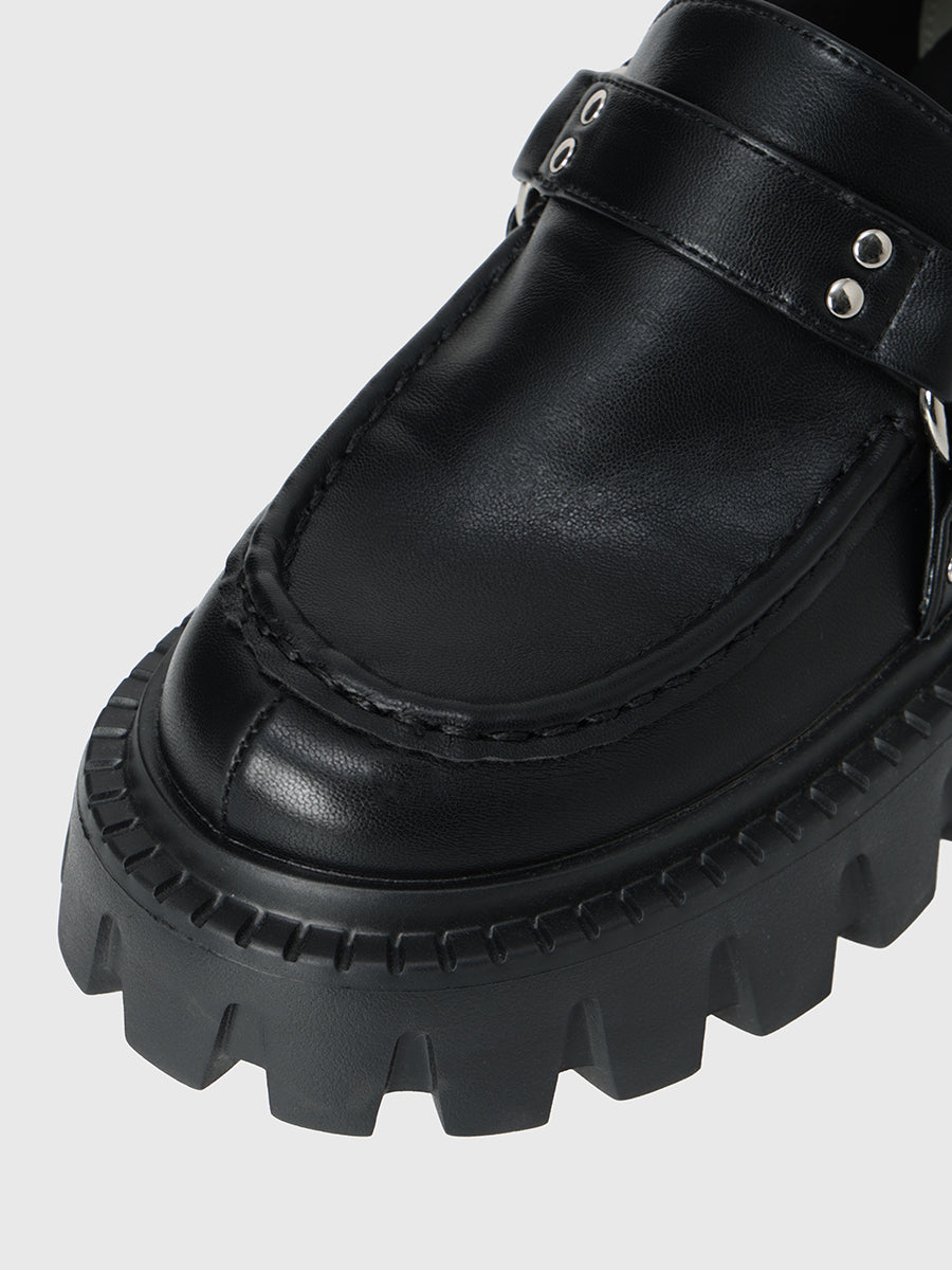 バイカーデザインローファー