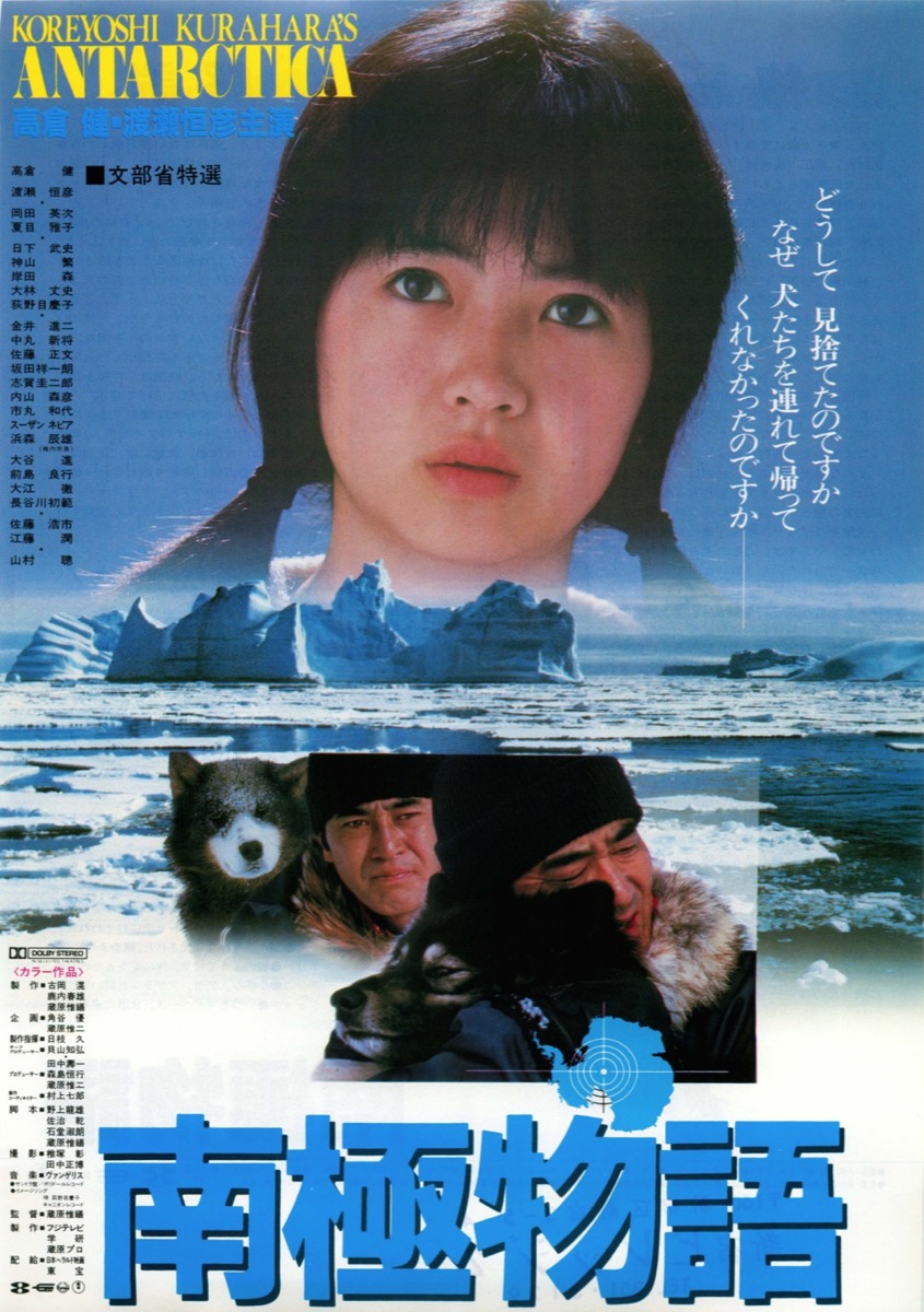 映画チラシサイト：南極物語
