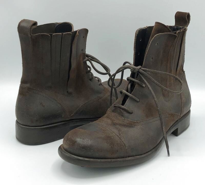 DOLCE&GABBANA(ドルチェ＆ガッバーナ)ダークブラウンダメージ加工