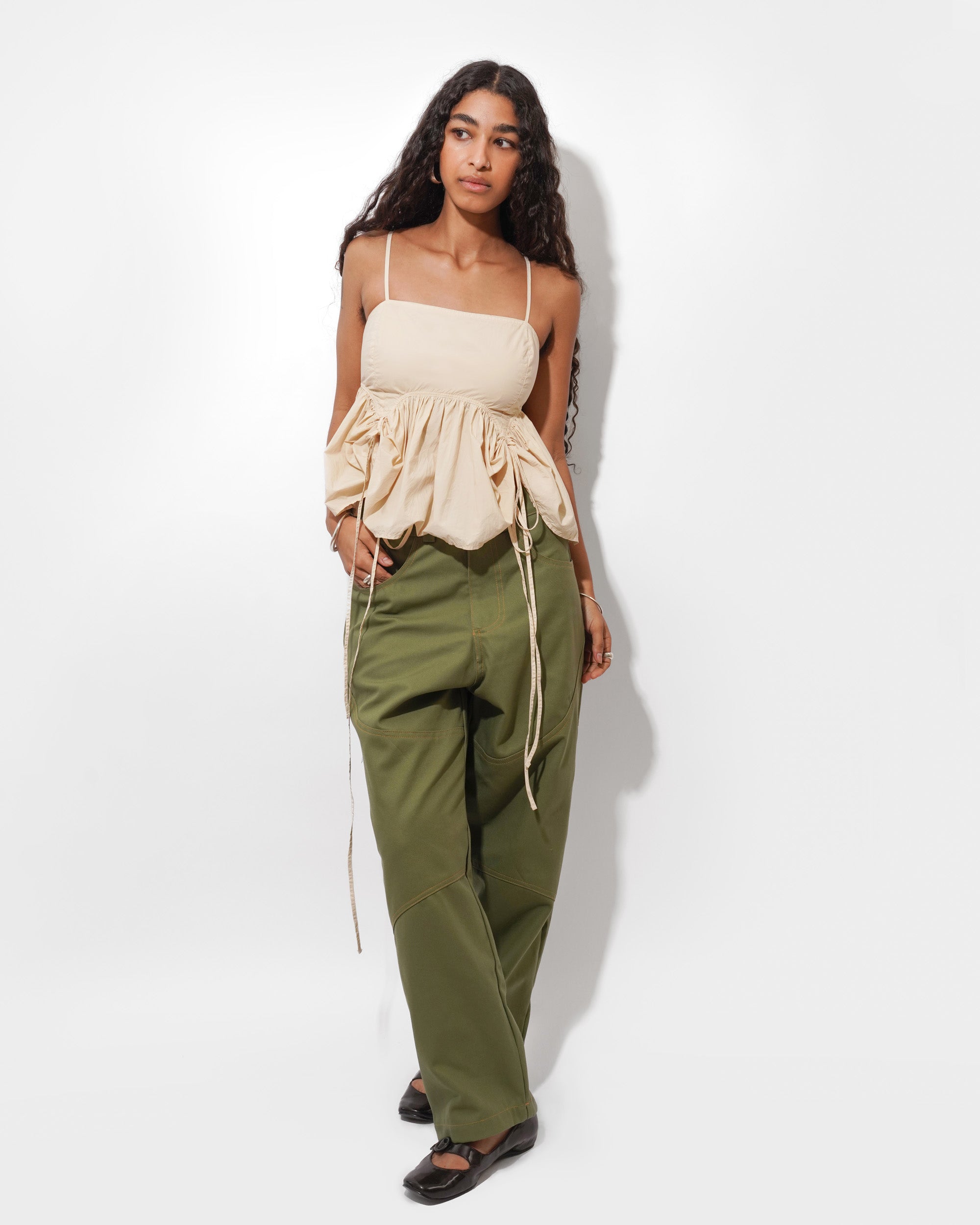 BUTTERFLY BLOUSE IN COFFEE – Ella Mae