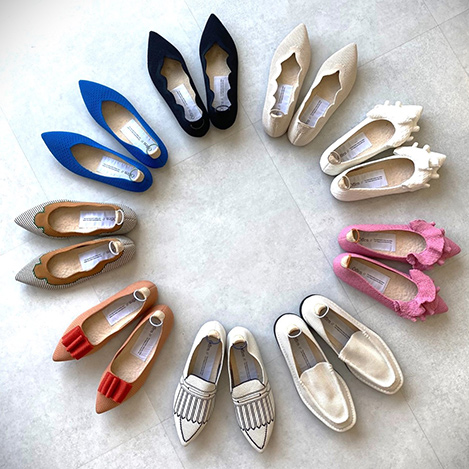 Offen(オッフェン)｜pointed-FRIN/BLACK の通販｜ELLESHOP・(エル