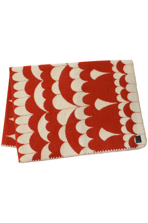 ミナペルホネン caravan ミニブランケット 赤 ミナペルホネン