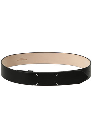 Maison Margiela(メゾン マルジェラ)｜4ステッチ ベルト35MM/ブラック