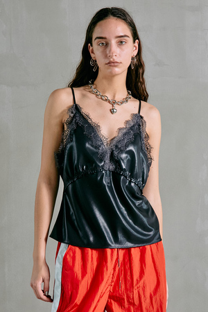 PRANK PROJECT(プランク プロジェクト)｜メタリックレースキャミソール