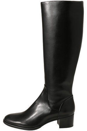 LucaGrossi(ルカ グロッシ)｜レザーロングブーツ/ブラック の通販