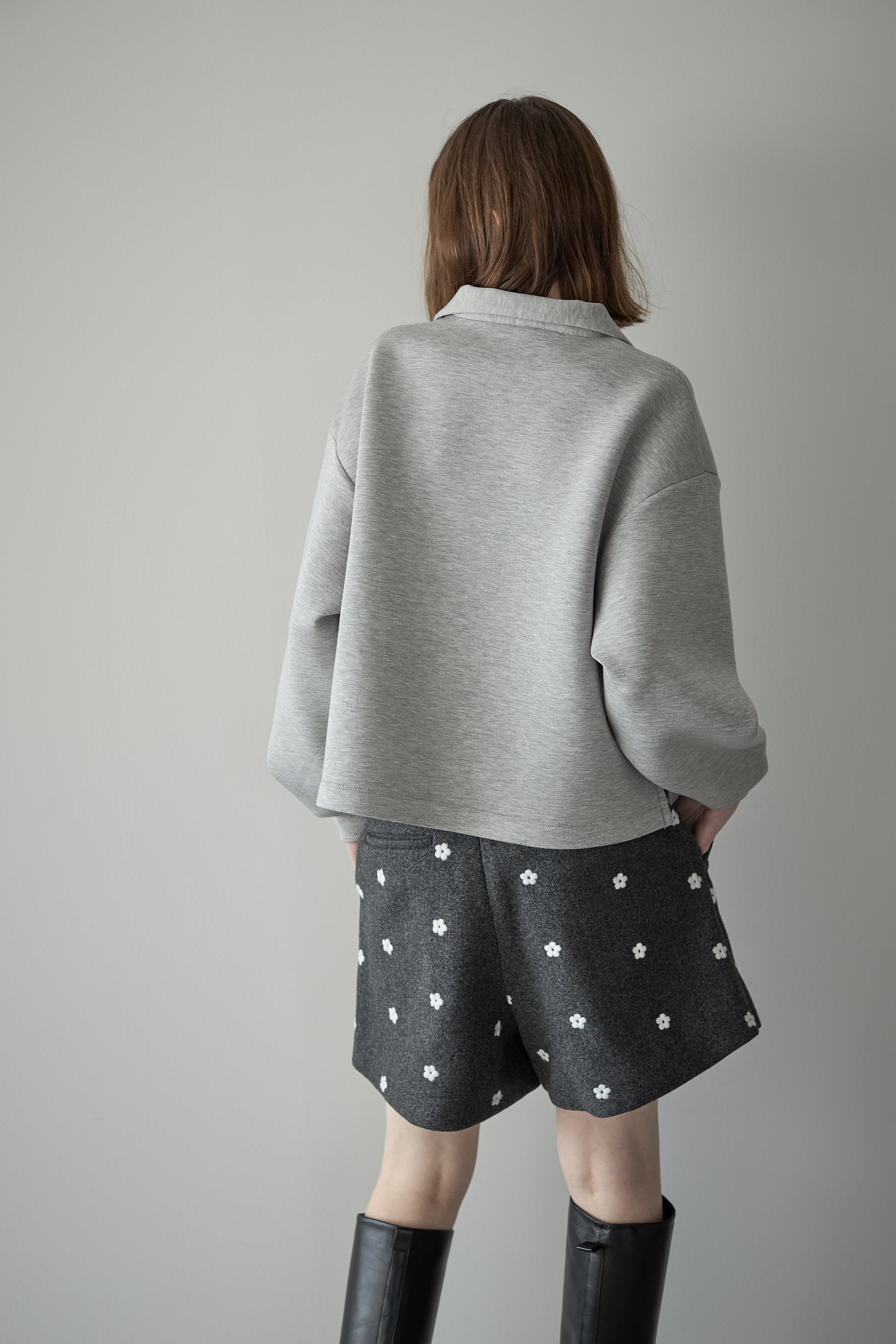 ビックカラースウェット【GRAY】 – ELLIE