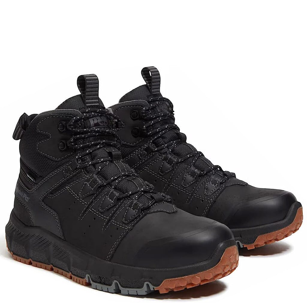 Timberland PRO Tempe Waterproof Work Boots - Black | elliottsboots