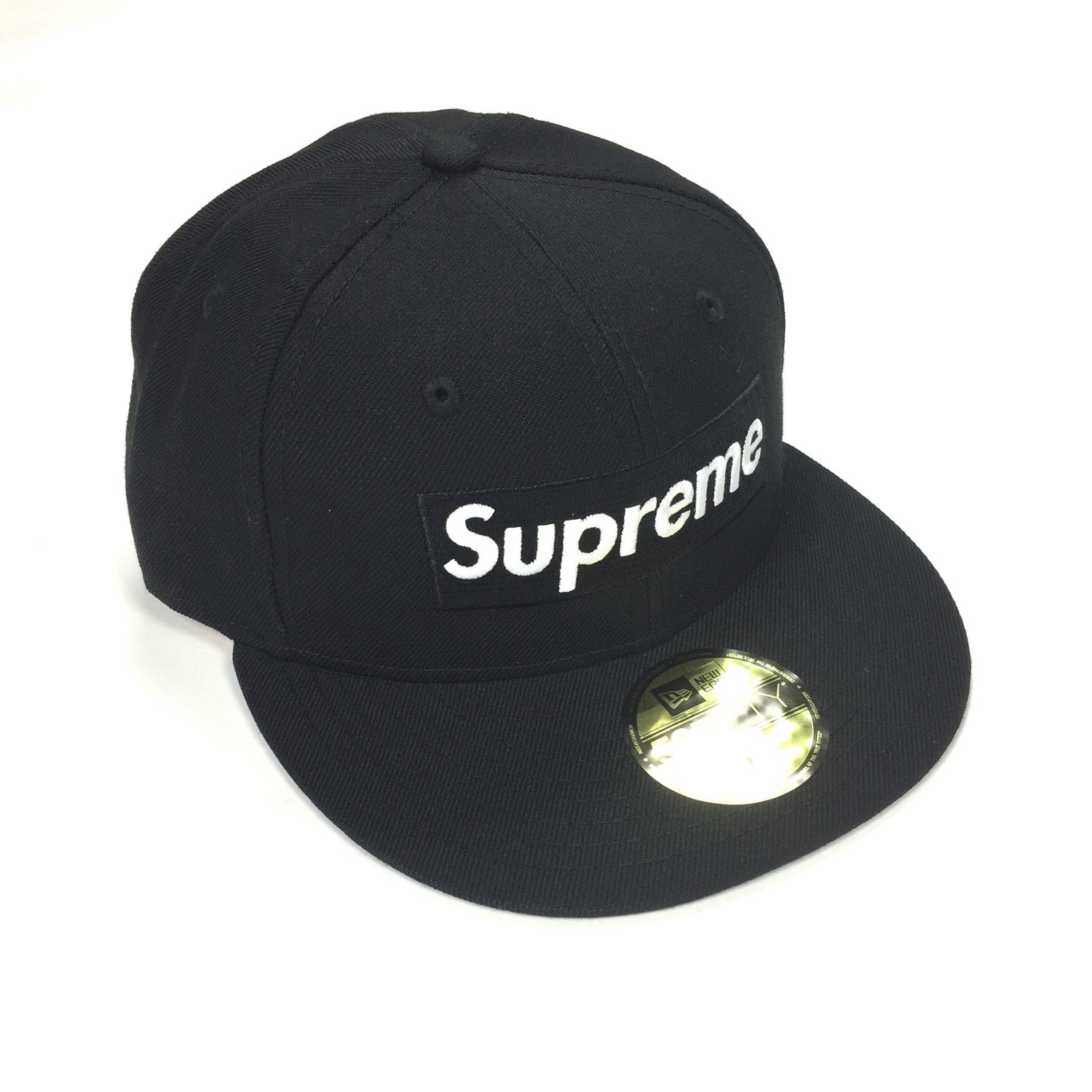 Supreme x New Era - SS17 Red Box Logo Piping Fitted 59FIFTY Hat