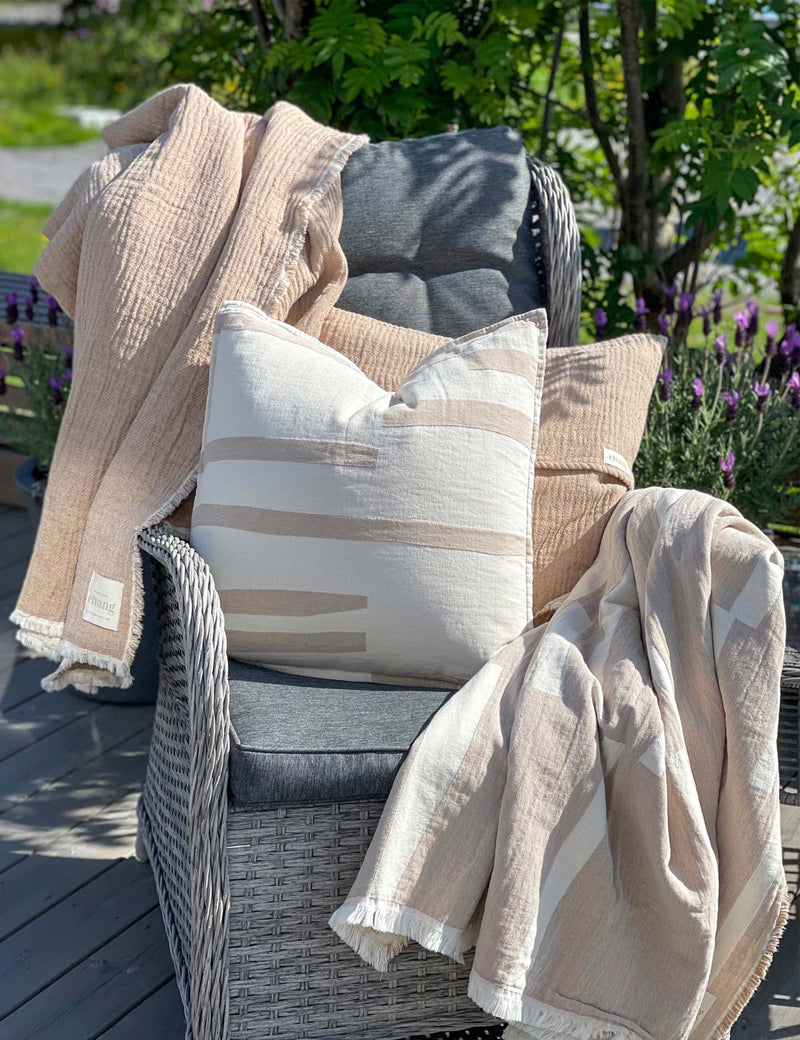 Lyme Grass throw – ELVANG JAPAN