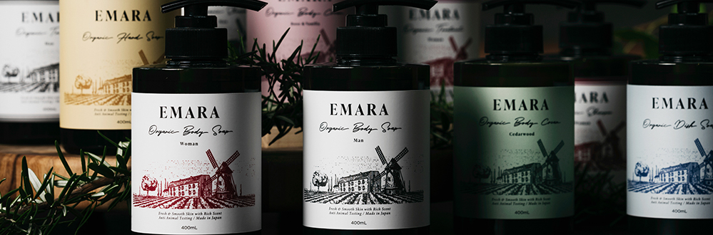 天然の精油にこだわり、あなたの身体を美しく保湿｜EMARAボディー