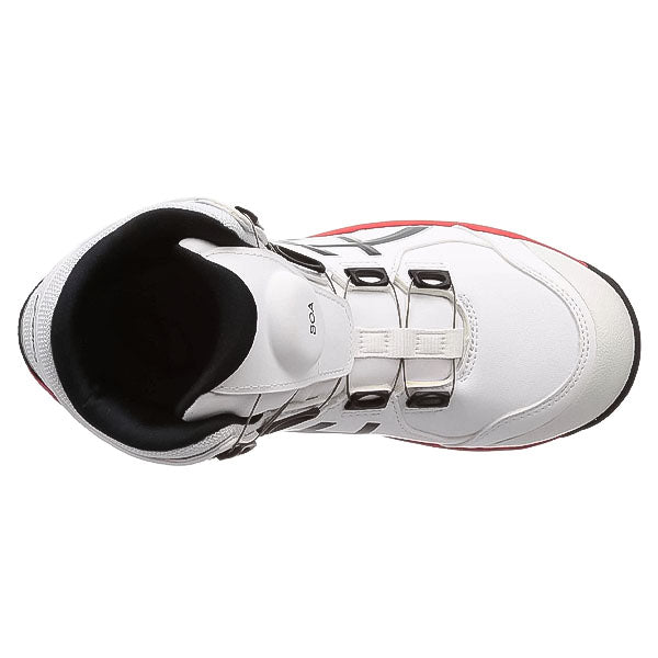 アシックス 安全靴 ウィンジョブ CP304 BOA ホワイト×ブラック 3E