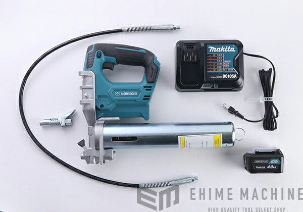YAMADA EG-400B2C 電動式グリースガン(蛇腹グリース用) 充電式ケース付