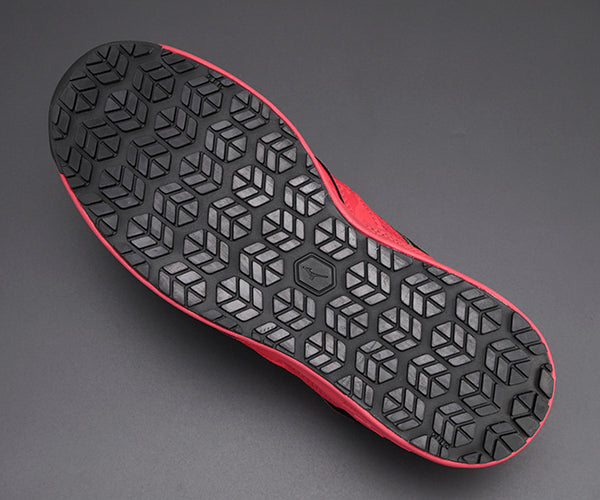 ミズノ 安全靴 F1GA220062 28.0cm レッド×ブラック オールマイティLS