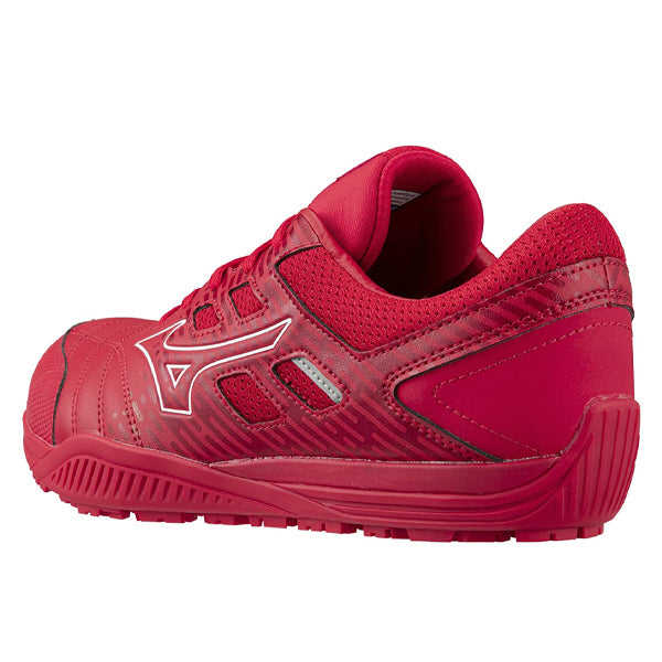 ミズノ 安全靴 オールマイティ TDII11L F1GA230062 レッド×ホワイト